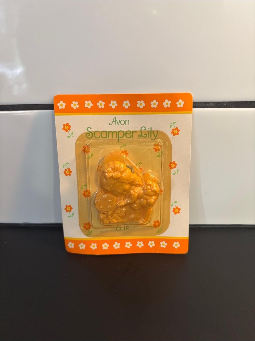 Vintage 80’s Avon Little Blossom Scamper Lily Clip Limited Edition NWT